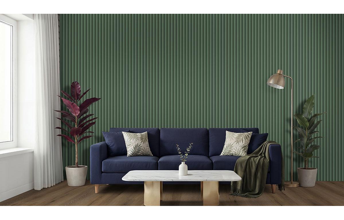 Painted Slat Panels Jade Acoustic Slat Wall Panel 9.5" x 94.5" Misc MDF Tile - image 4