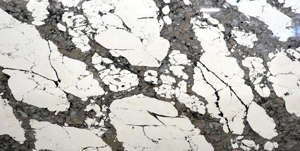 Pandora White KStone Quartz slab