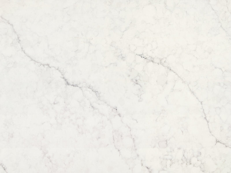 Arctic White Pure Lucent Quartz slab