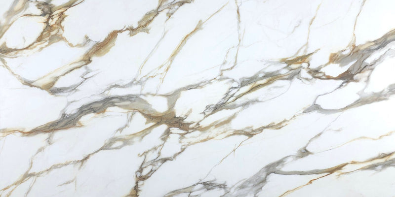 Calacatta Royale Lucent Quartz slab