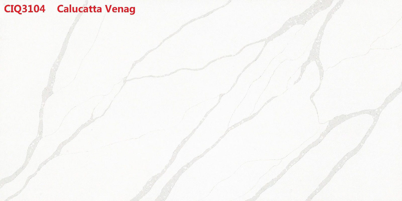 Calacatta Vena G Lucent Quartz slab