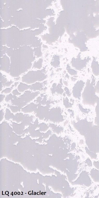 Glacier Pure Lucent Quartz slab