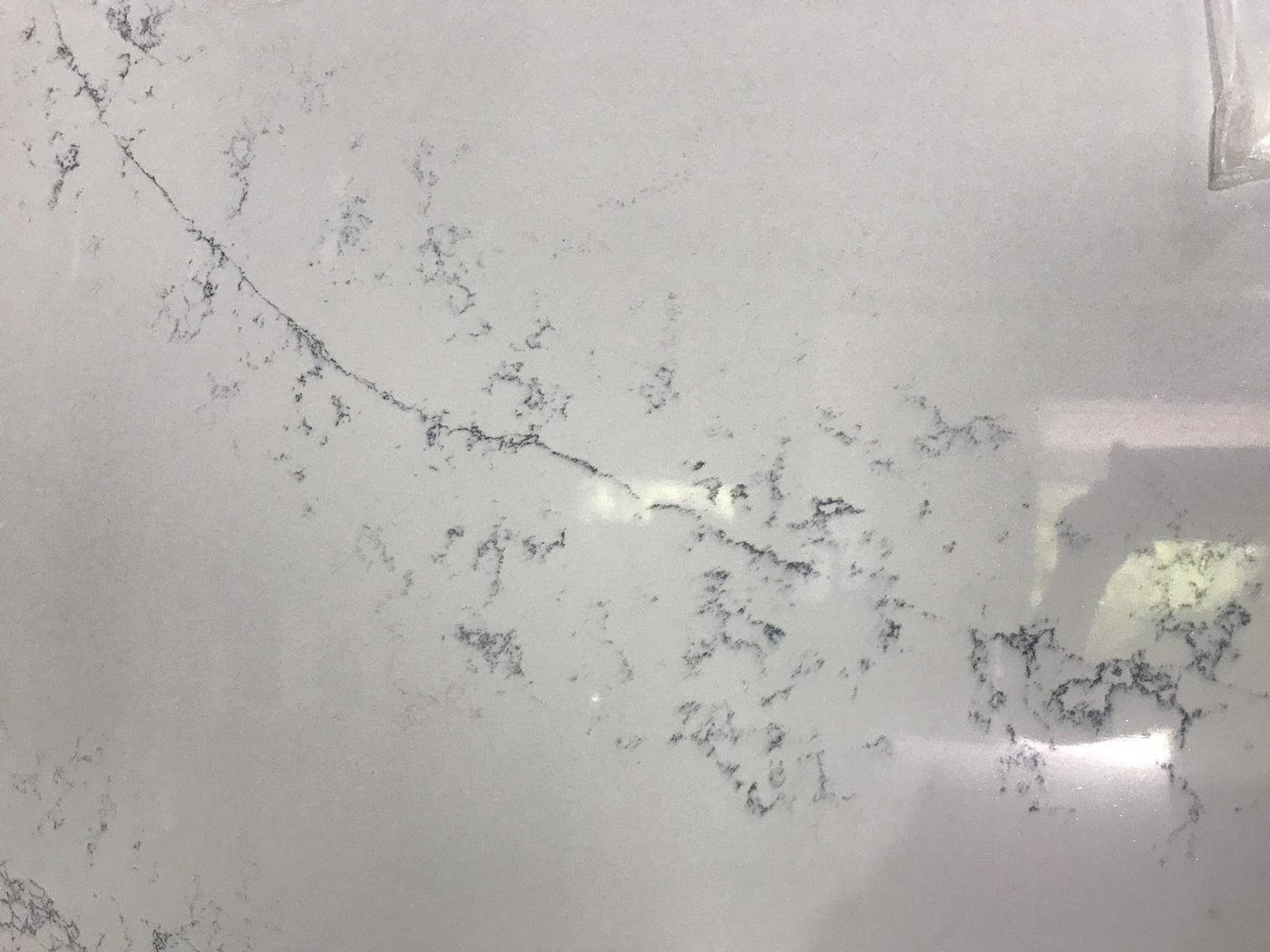 White Blossom Lucent Quartz slab