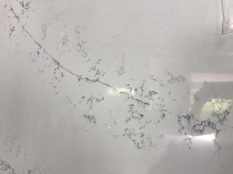 White Blossom Lucent Quartz slab