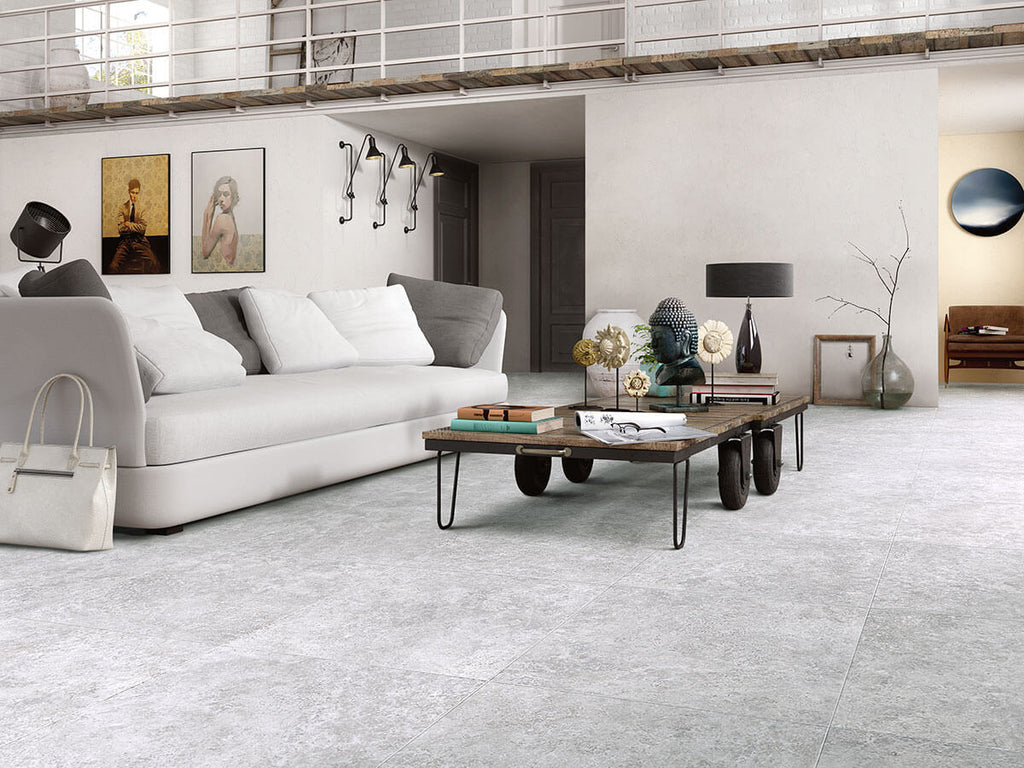 Legions Lunar Silver Matte Porcelain Tile - image 5