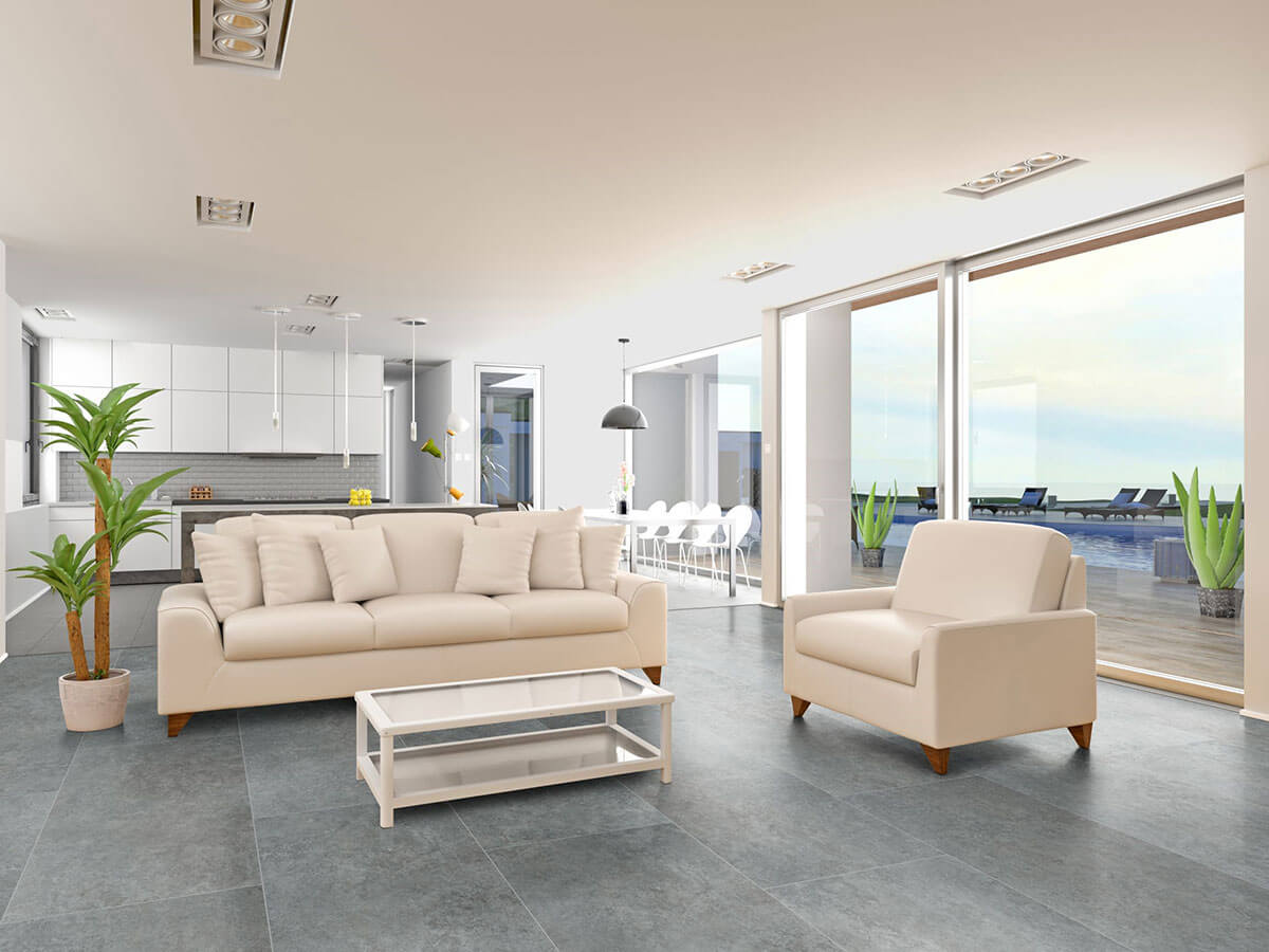 Legions Lunar Silver Matte Porcelain Tile - image 4