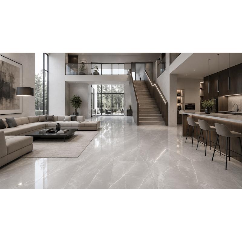Luxor Argento Polished Porcelain Tile