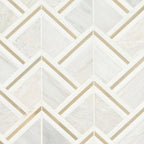 Luxor Kona Gold Pattern Marble Mosaic - image 1