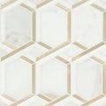 Luxor Royal Link Gold Pattern Marble Mosaic - image 1