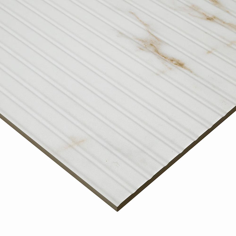 UrbanSlat Marmi Gold 16" x 48" Satin Ceramic Tile - image 4