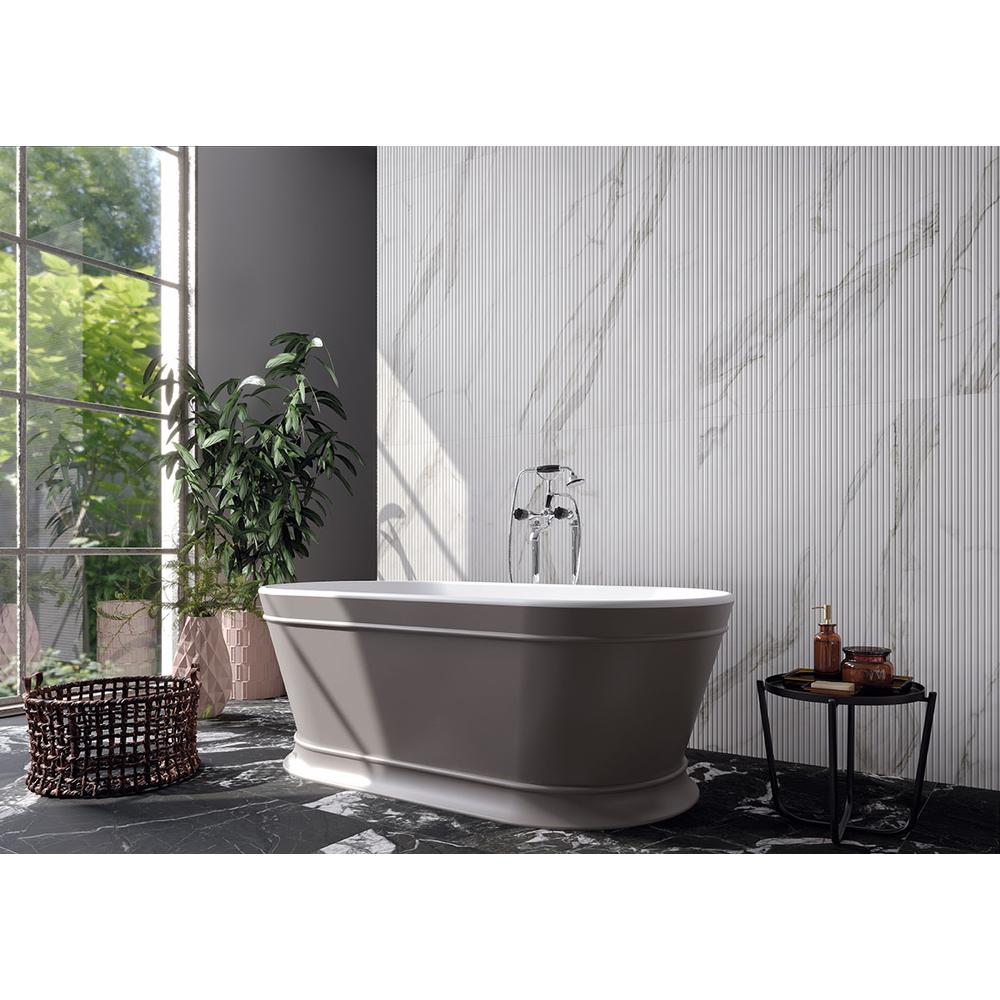 UrbanSlat Marmi Grey 16" x 48" Satin Ceramic Tile - image 12