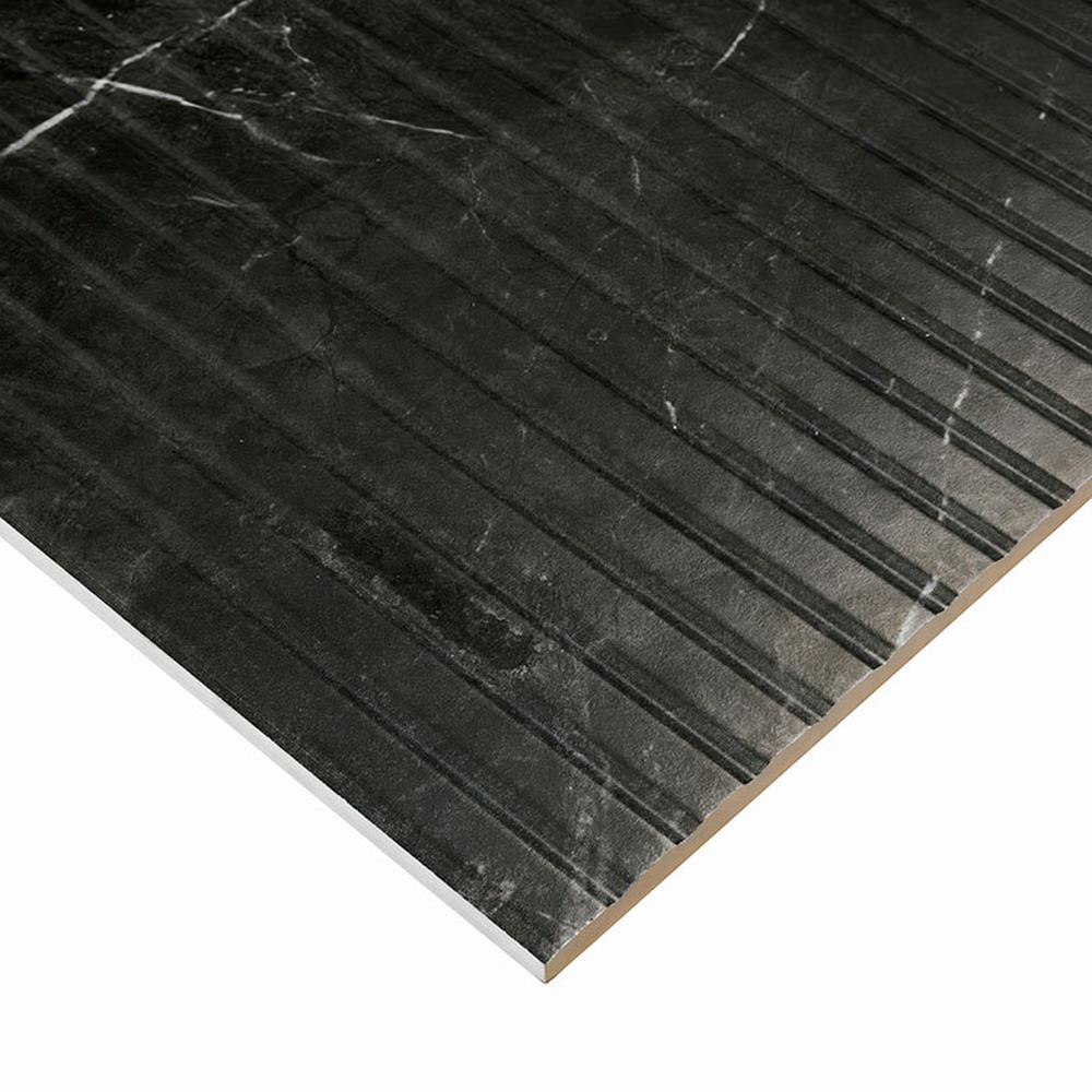 UrbanSlat Marmi Noir 16" x 48" Satin Ceramic Tile - image 4