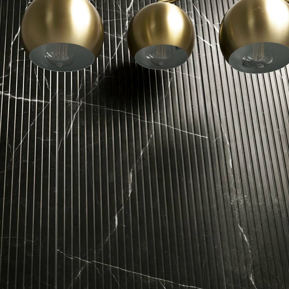 UrbanSlat Marmi Noir 16" x 48" Satin Ceramic Tile - image 10
