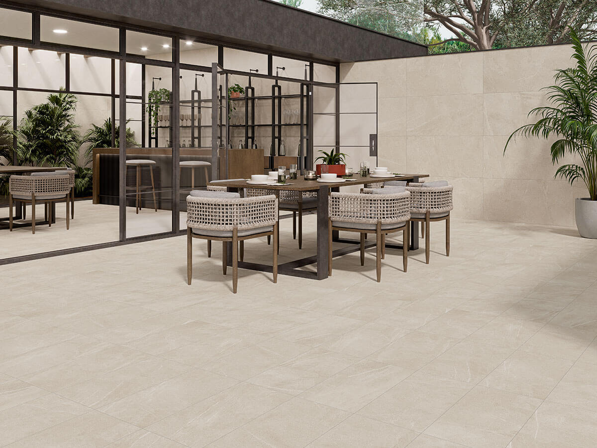 Traktion Maven Ivory Porcelain Tile - image 4