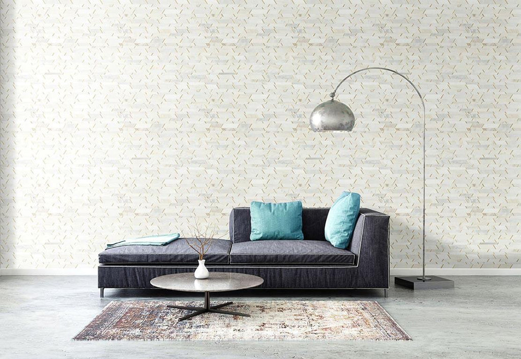 Metro Gold Pattern Marble Mosaic - image 2
