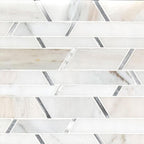 Metro Silver Pattern Marble Mosaic - image 1