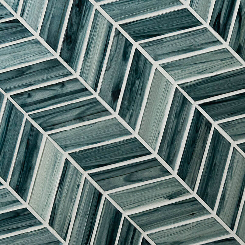Midnight Blue Ombre Chevron - image 2