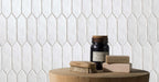 Mondial White Gloss 2"x6" Picket Porcelain Mosaic - image 2