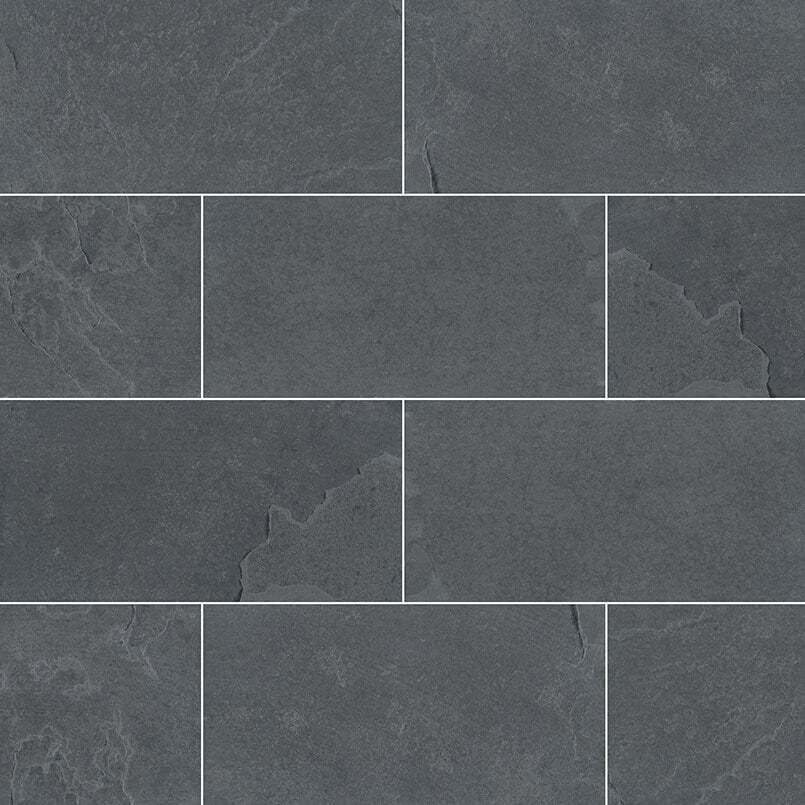 Montauk Black Slate Tile