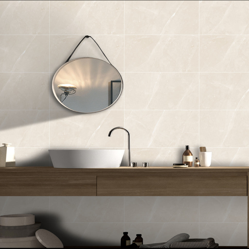 Moon Ivory Polished Porcelain Tile