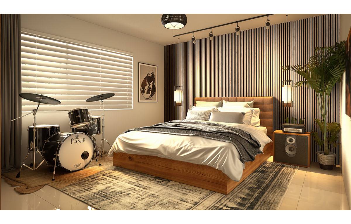 Natural Acoustic Wood Slat Panel