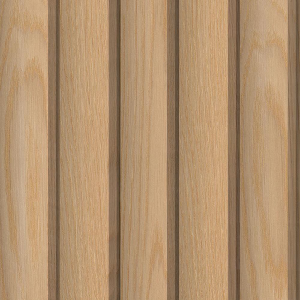 Natural Reeded Acoustic Wood Slat Panel 9.5" x 94.5"