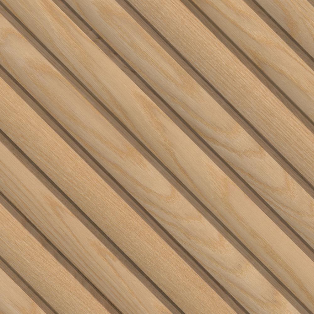 Natural Reeded Acoustic Wood Slat Panel 9.5" x 94.5"
