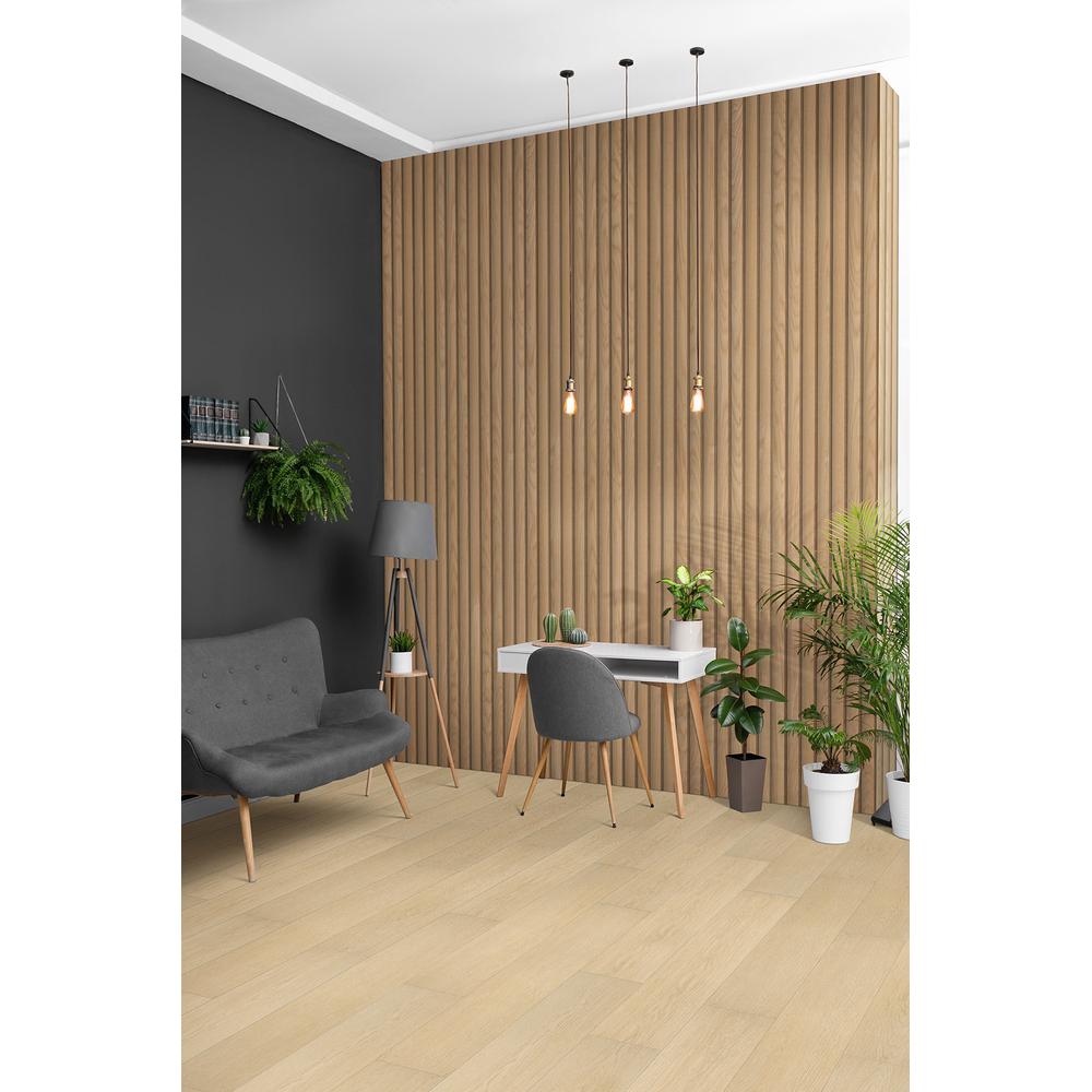 Macro & Reeded Slat Panels Natural Reeded Acoustic Wood Slat Panels 9.5" x 94.5" Wood Tile - image 6