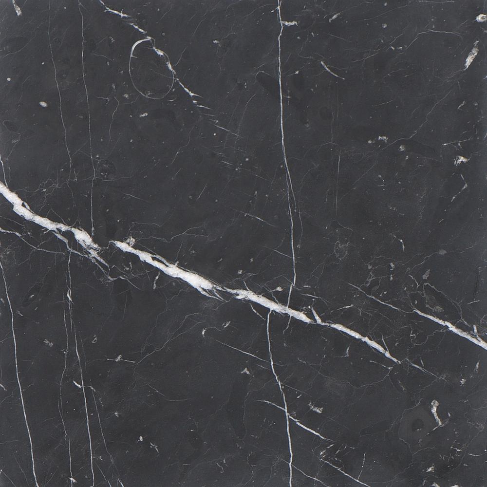 Nero Marquina 12" x 12" Honed Marble Tile - image 1
