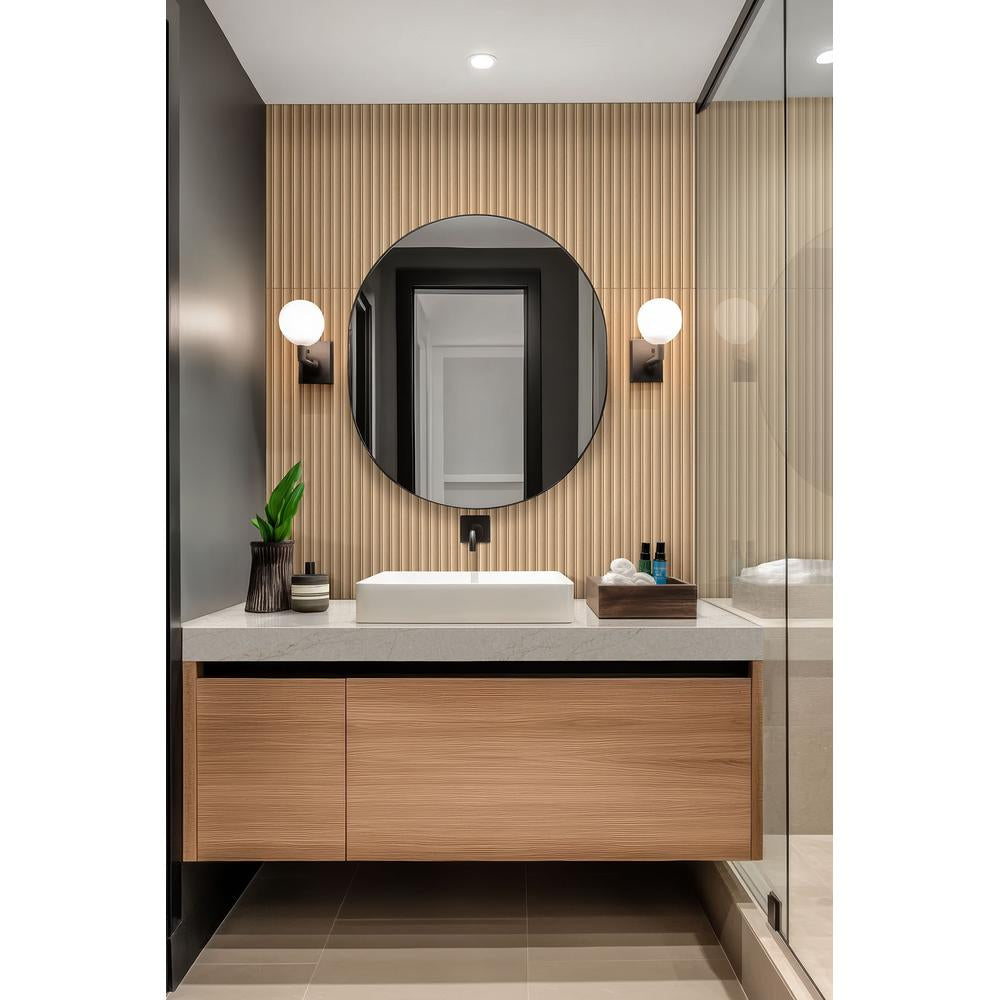 UrbanSlat Flute Oak 16" x 48" Matte Ceramic Tile - image 10
