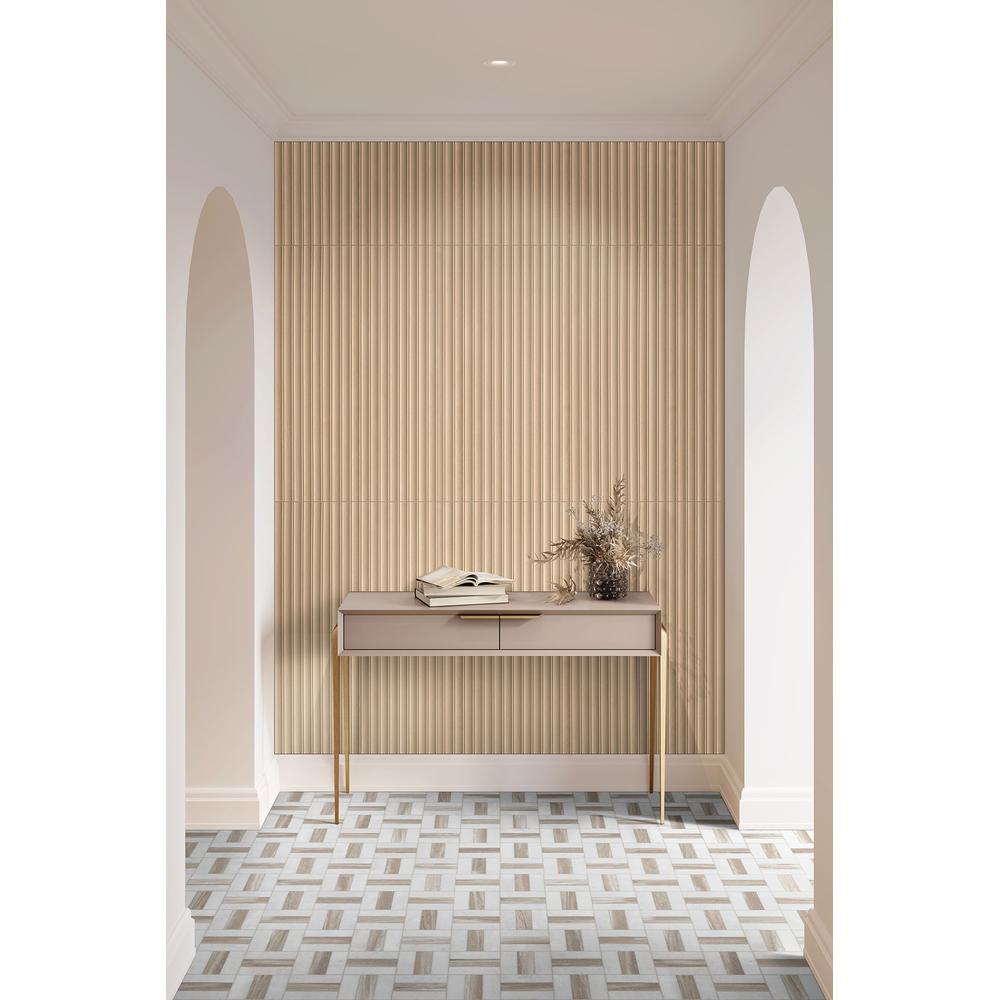 UrbanSlat Flute Oak 16" x 48" Matte Ceramic Tile - image 13