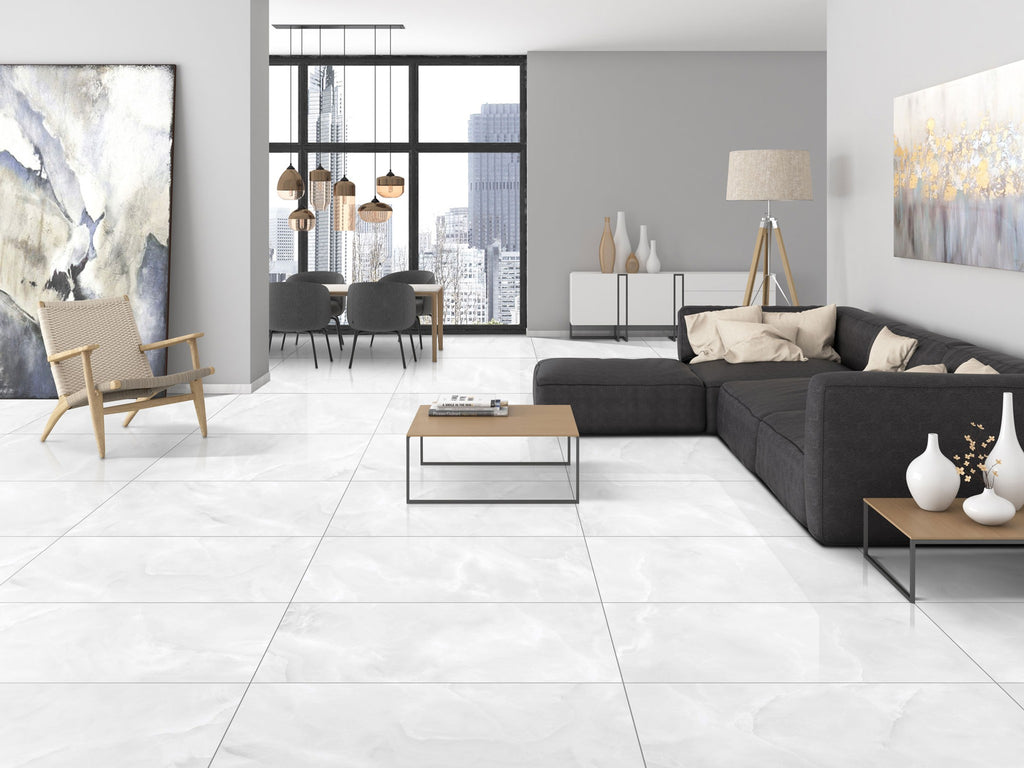 Onyx Frost Polished Porcelain Tile