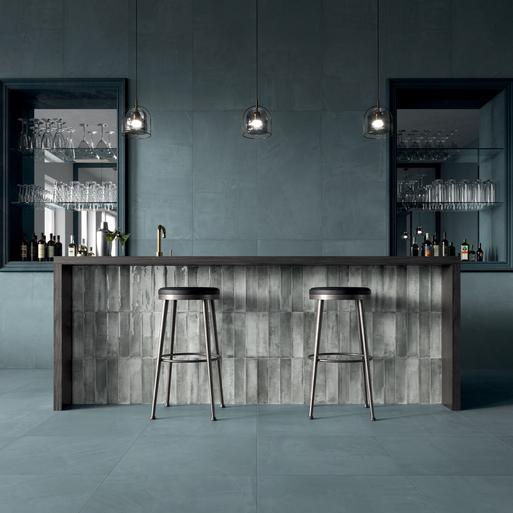 Paint Blue 24"x48" Matte Porcelain Tile