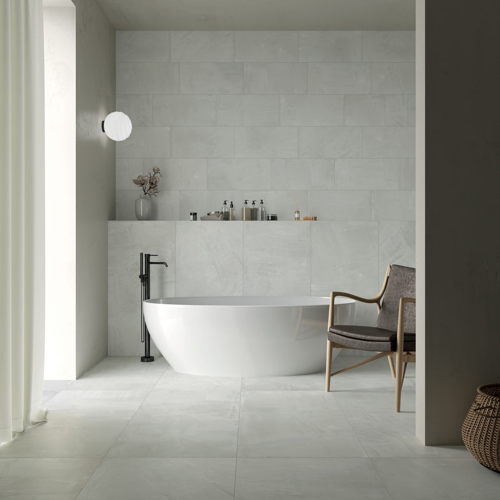 Paint White Matte Porcelain Tile