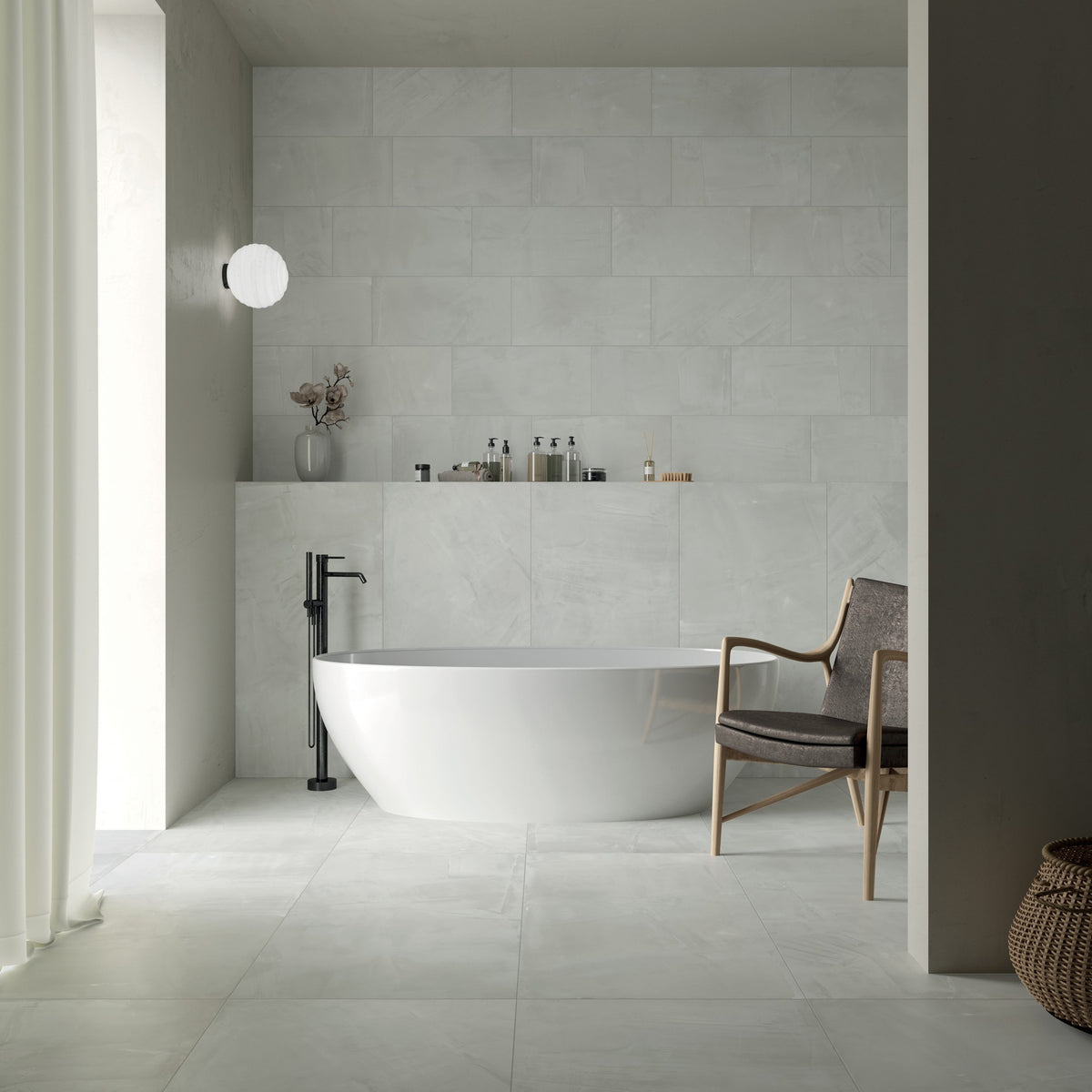 Paint White Matte Porcelain Tile