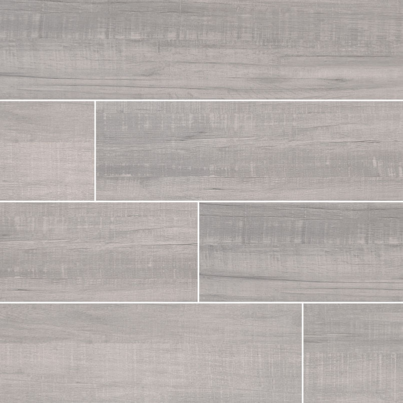 Belmond Pearl 8"x40" Matte Porcelain Tile - image 1