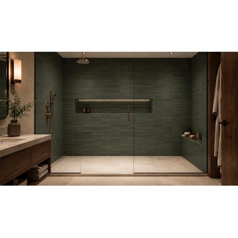 Pedralbes Esmeralda 3"x12" Matte Porcelain Tile