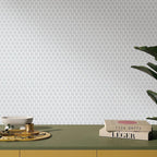Penny Round White Porcelain Tile