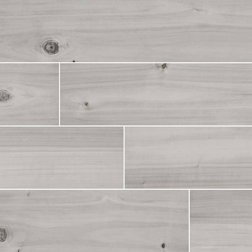 Havenwood Platinum 8"x36" Matte Porcelain Tile - image 1