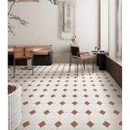 Porcelain-K 6" Octagon w/Terracotta Dot Matt Mosaic - image 2