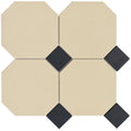 Porcelain-K 6" Octagon with Graphite Beige Dot Matte - image 1