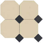 Porcelain-K 6" Octagon with Graphite Beige Dot Matte - image 1