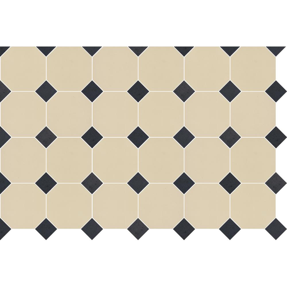 Porcelain-K 6" Octagon with Graphite Beige Dot Matte - image 3