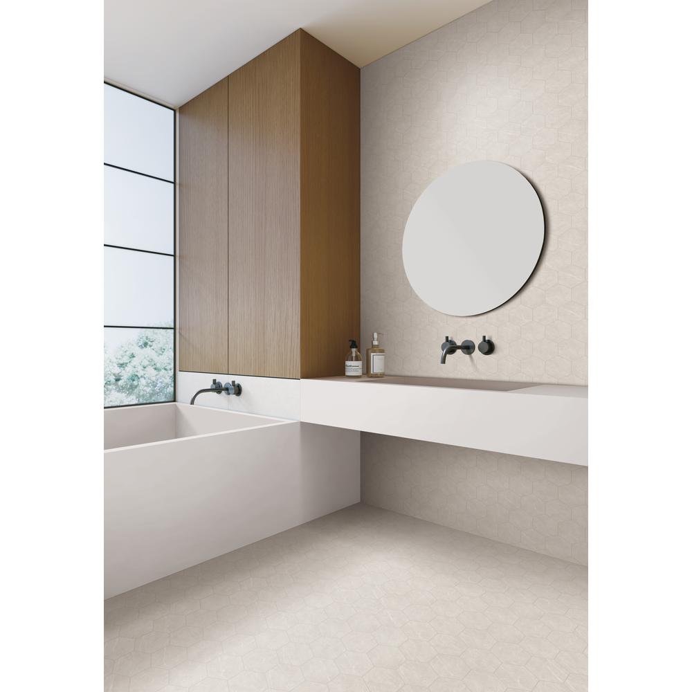 Porcelain-K Sand 4" Hexagon Matte - image 2