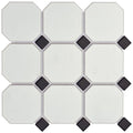 Porcelain Monochrome Connect 3" Octagon Matte - image 1