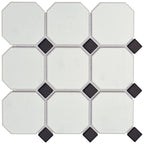 Porcelain Monochrome Connect 3" Octagon Matte - image 1