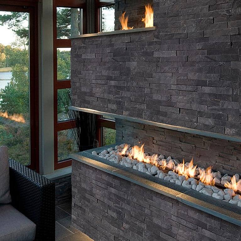 Premium Black Ledger Panel – Gem Stones Tiles & Counter-Tops