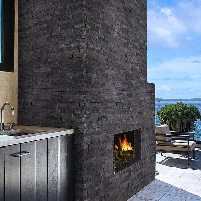 Premium Black Ledger Panel – Gem Stones Tiles & Counter-Tops