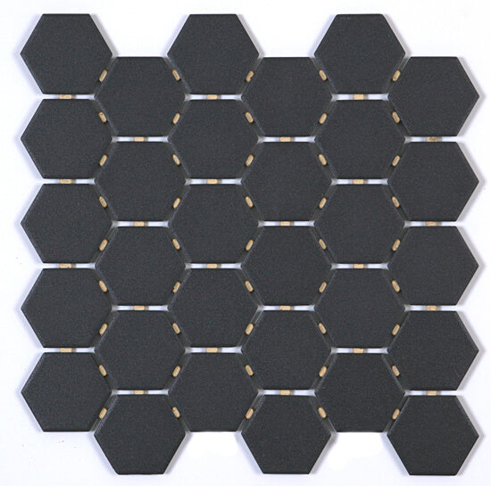 Quebec Series 2" Matte Porcelain Hexagons