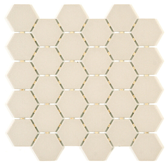 Quebec Series 2" Matte Porcelain Hexagons